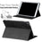 Pattern Imprinting Design Leather Tablet Protective Shell for iPad 10.2 (2021)/(2020)/(2019)/Pro 10.5-inch (2017)/Air 10.5 inch (2019) - Black - 4