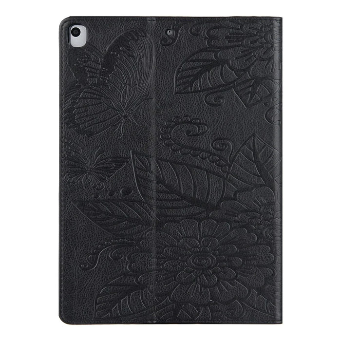 Pattern Imprinting Design Leather Tablet Protective Shell for iPad 10.2 (2021)/(2020)/(2019)/Pro 10.5-inch (2017)/Air 10.5 inch (2019) - Black - 7