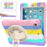 PC + Silicone Well-Protected Shock-Proof Tablet Cover with Rotary Kickstand for iPad Mini 1/2/3 - Pink - 3