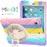 PC + Silicone Well-Protected Shock-Proof Tablet Cover with Rotary Kickstand for iPad Mini 1/2/3 - Pink - 5