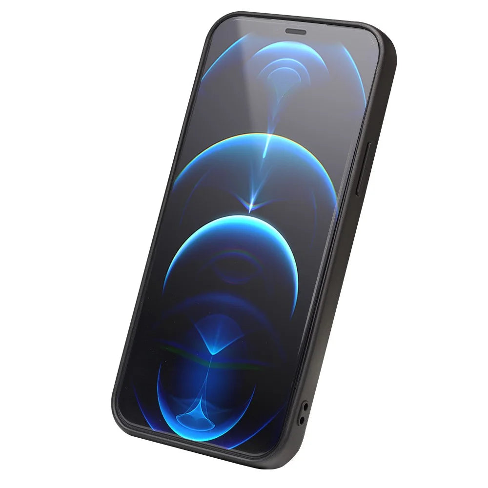 QIALINO Business Style Leather + TPU Card Holder Phone Case for iPhone 12 Pro Max - 3