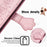 Imprinting Cat Dog Pattern Design Magnetic Leather Stand Case for iPhone 11 6.1-inch - Rose Gold - 5