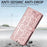 Imprinting Cat Dog Pattern Design Magnetic Leather Stand Case for iPhone 11 6.1-inch - Rose Gold - 7