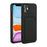 Flexible TPU Phone Case Cover with Card Slot for iPhone 12 mini - Black - 1