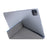 Origami Stand Silk Texture Leather Smart Tablet Cover Shell for iPad Pro 11-inch (2021) - Purple - 5