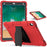 For iPad Pro 10.5-inch (2017) / iPad Air 10.5 inch (2019) PC + Silicone Tablet Cover with Kickstand - Red / Black - 1