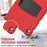 For iPad Pro 10.5-inch (2017) / iPad Air 10.5 inch (2019) PC + Silicone Tablet Cover with Kickstand - Red / Black - 4