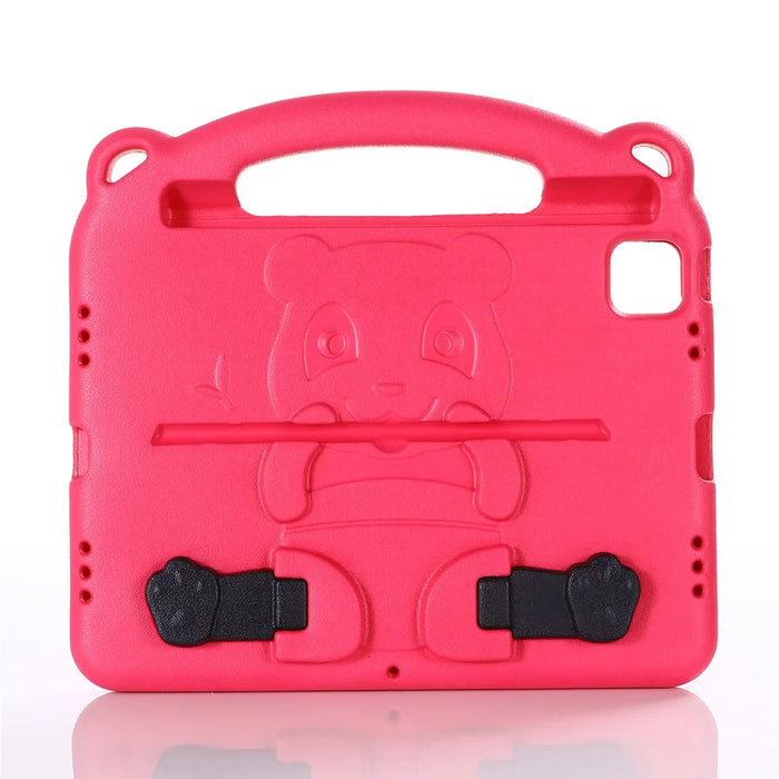 Panda Character Design EVA Shock-Absorbed Tablet Case with Kickstand for Apple iPad Pro 11-inch (2022) /  (2021) / 2020 / 2018 - Red - 1