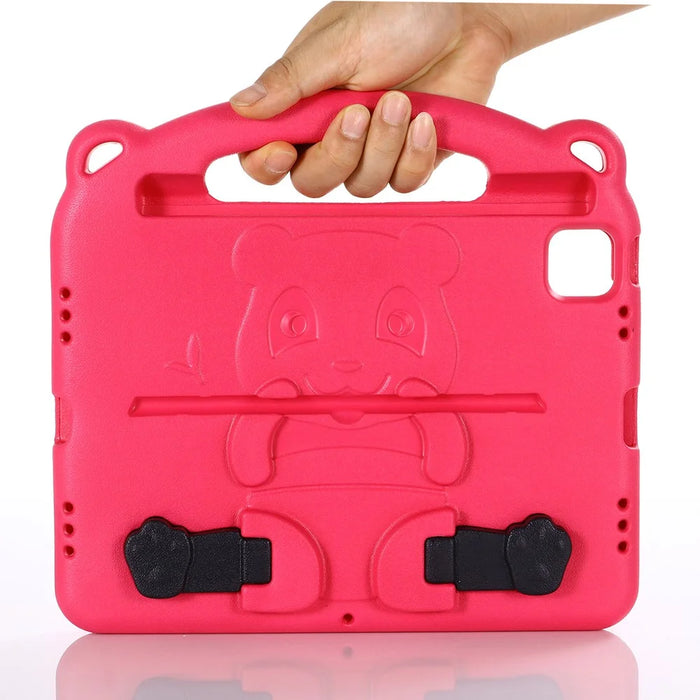 Panda Character Design EVA Shock-Absorbed Tablet Case with Kickstand for Apple iPad Pro 11-inch (2022) /  (2021) / 2020 / 2018 - Red - 6
