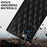 Chain Lanyard Stitching Rhombus Shock-Proof Protective Phone Case for iPhone 12 Pro Max - Black - 5