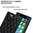 Chain Lanyard Stitching Rhombus Shock-Proof Protective Phone Case for iPhone 12 Pro Max - Black - 6