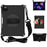 Honeycomb Texture Swivel Kickstand Shoulder Strap + Handy Strap EVA Tablet Cover Case for iPad Pro 11-inch (2022) /  (2021) / (2020) / (2018) - Black - 1