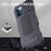 Shockproof + Dropproof + Dustproof Functions Metal Hybrid Protector Case + Tempered Glass Film for iPhone 12/12 Pro - Black - 4