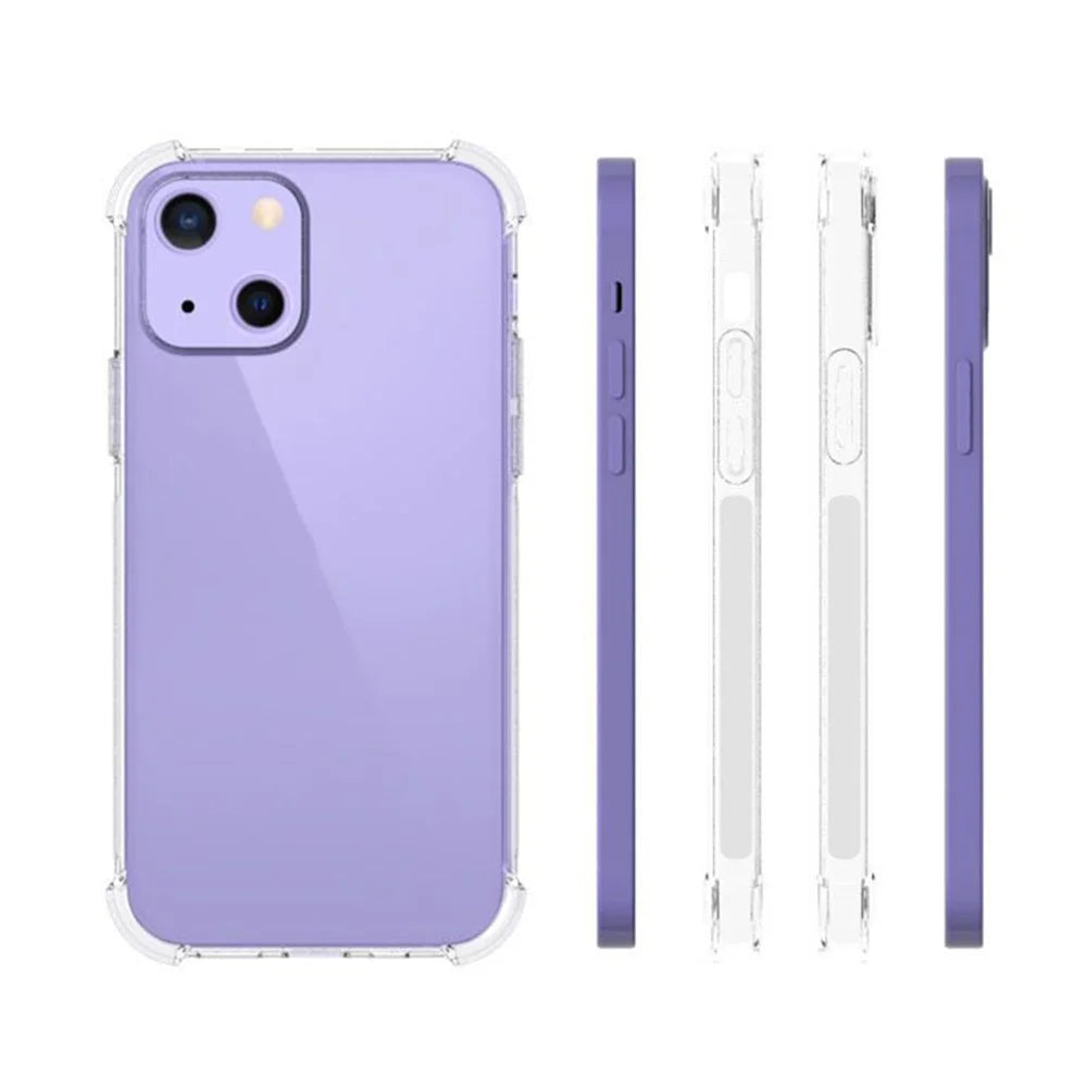 Transparent Anti-slip Shockproof TPU Phone Case Shell for iPhone 13 mini 5.4 inch - 4