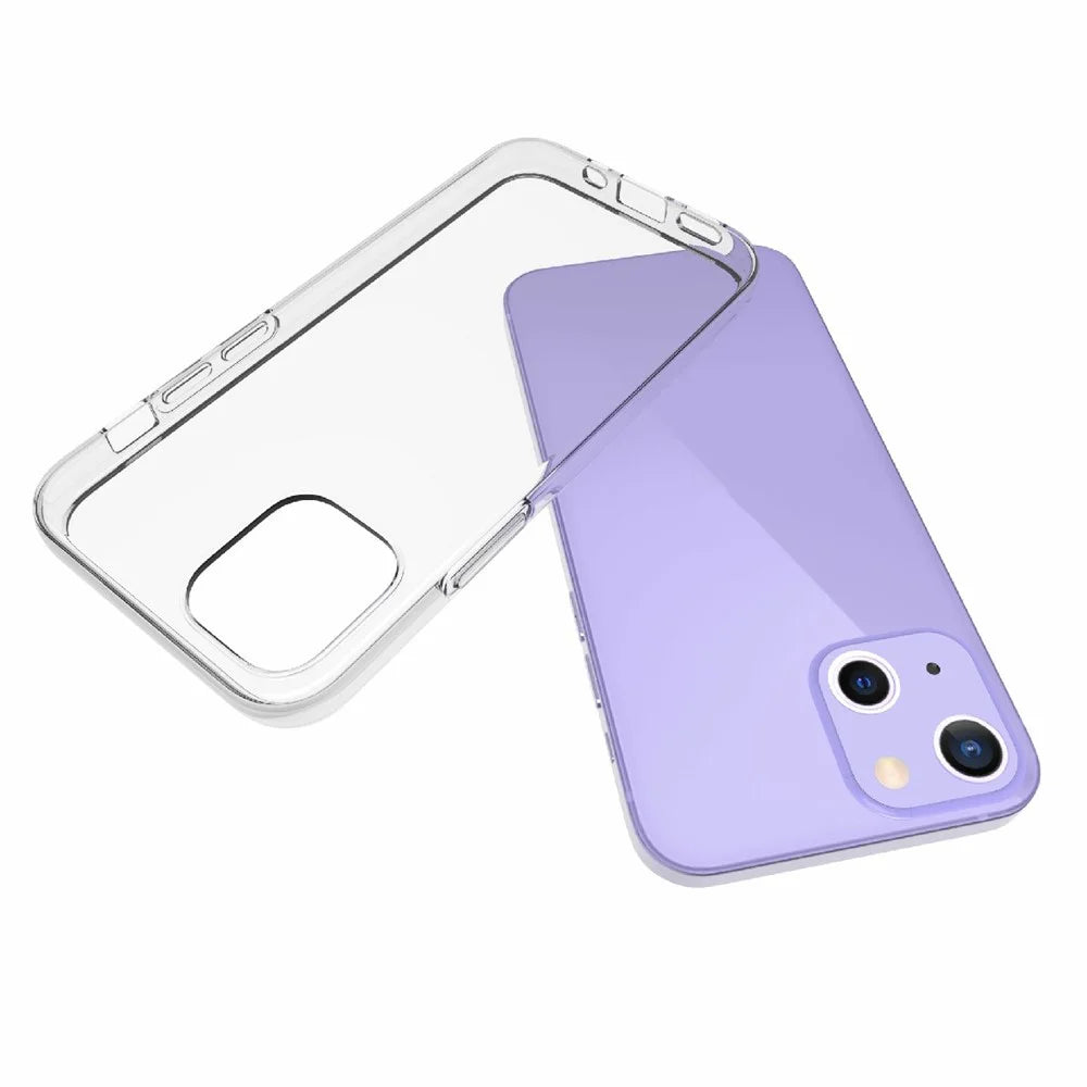 Transparent Ultra Thin Soft TPU Cell Phone Protective Case Cover for iPhone 13 mini 5.4 inch - 2