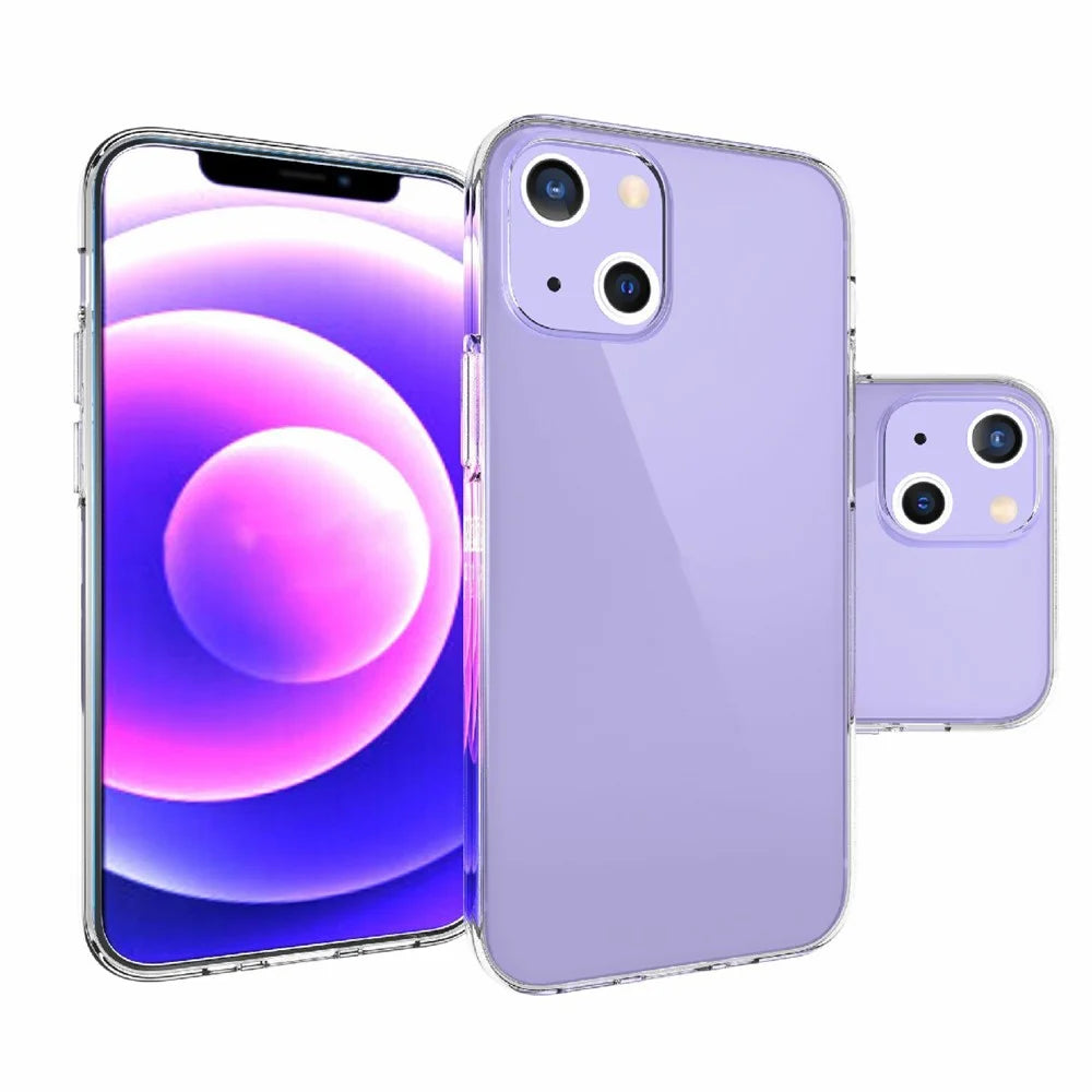 Transparent Ultra Thin Soft TPU Cell Phone Protective Case Cover for iPhone 13 mini 5.4 inch - 4