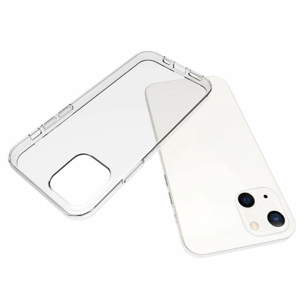 Clear Ultra Thin TPU Cell Phone Case Cover Shell Protector for iPhone 13 6.1 inch - 5