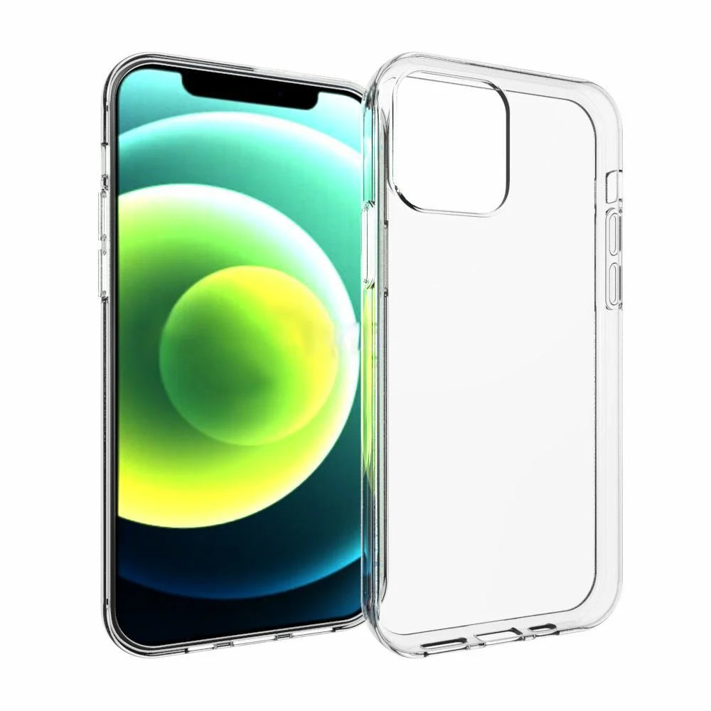 For iPhone 13 Pro 6.1 inch Phone Case Flexible TPU Transparent Drop-proof Mobile Phone Cover Shell - 1