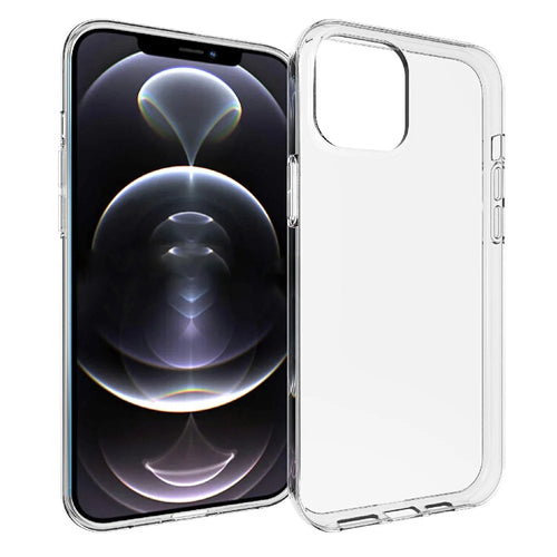 For iPhone 13 Pro Max 6.7 inch Transparent Case Soft TPU Protective Phone Cover - 1