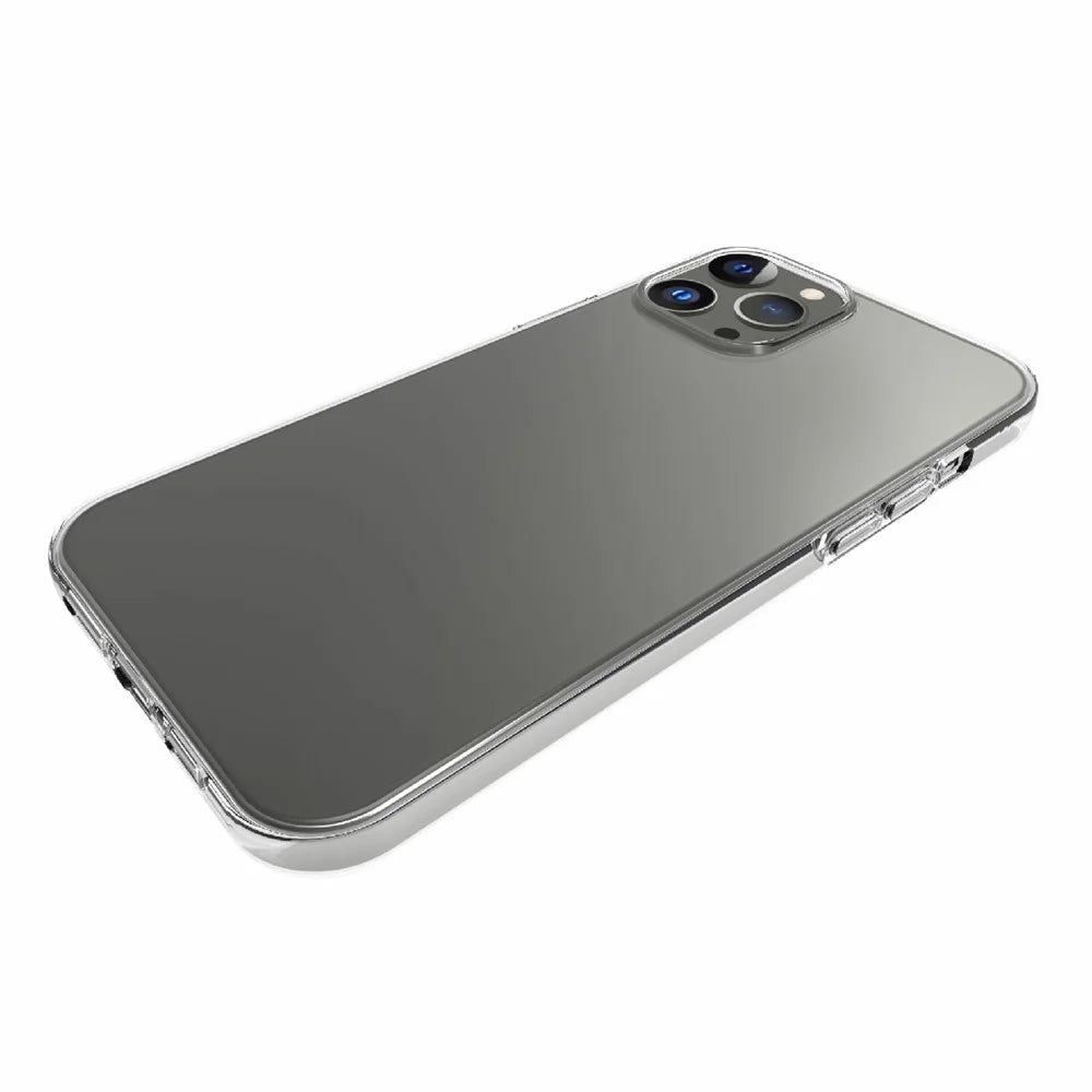 For iPhone 13 Pro Max 6.7 inch Transparent Case Soft TPU Protective Phone Cover - 2