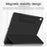 Thickened Strong Magnet Frameless Leather Tablet Cover for iPad Air (2020)/Air (2022) - Black - 4