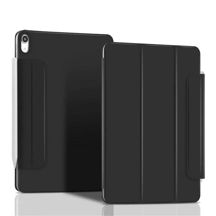 Thickened Strong Magnet Frameless Leather Tablet Cover for iPad Air (2020)/Air (2022) - Black - 7
