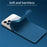PINWUYO Flexible Silicone Mobile Phone Back Case Cover for iPhone 11 Pro - Blue - 7