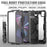 Rugged Heavy Duty PC + Silicone Shockproof 360° Rotating Kickstand Cover with Handle Hand Grip and Shoulder Strap for iPad Pro 11-inch (2021) / (2022) - Black - 6