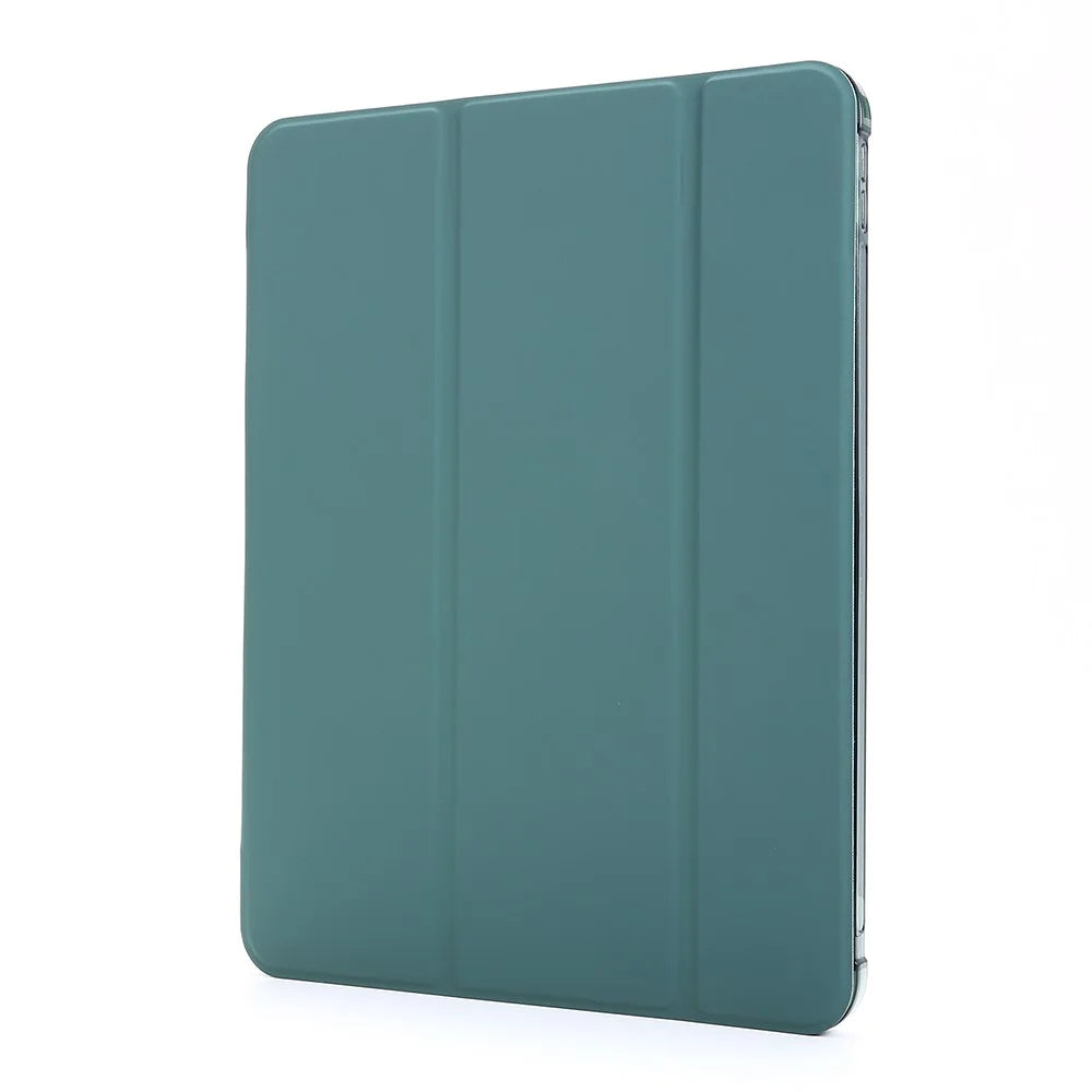 TPU + PU Leather Stand Smart Tablet Case for iPad Pro 11-inch (2021) - Dark Green - 3