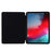 Tri-fold Stand Silicone + PU Leather Tablet Case Cover for iPad Pro 11-inch (2021) - Black - 7