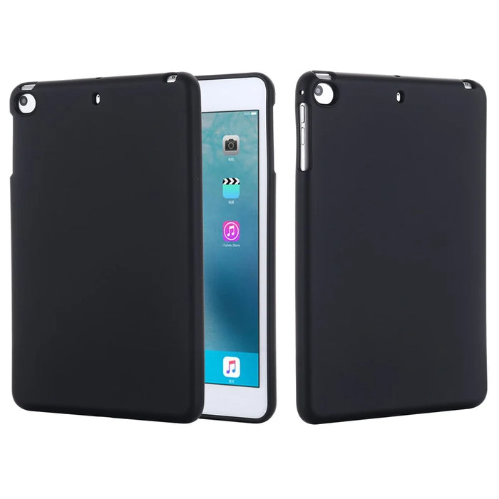 Liquid Silicone Soft Tablet Case Protective Shell for iPad mini (2019) 7.9 inch/mini 4  - Black - 3