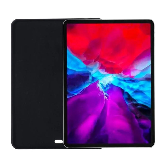 Solid Color Liquid Silicone Tablet Case Cover for iPad Pro 11-inch (2022) /  (2020) / (2018) - Black - 5