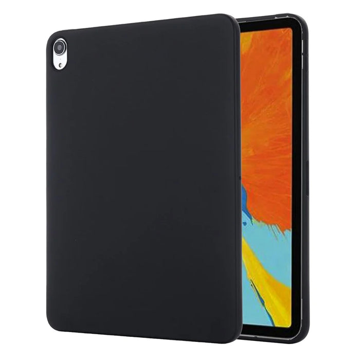 Liquid Silicone Smart Tablet Cover Shell for iPad Air 11 (2026) / (2025) / (2024) / Air (2022) / (2020) - Black - 1