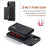 DG.MING M1 Series PU Leather Kickstand Protective Phone Case Shell with Magnetic Tri-fold Wallet for iPhone 12 Pro Max 6.7 inch - Black - 5