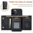 DG.MING M1 Series PU Leather Kickstand Protective Phone Case Shell with Magnetic Tri-fold Wallet for iPhone 12 Pro Max 6.7 inch - Black - 7