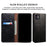Wallet Design Oil-Waxy Leather Full Protection Phone Stand Case for iPhone 13 6.1 inch - Black - 5