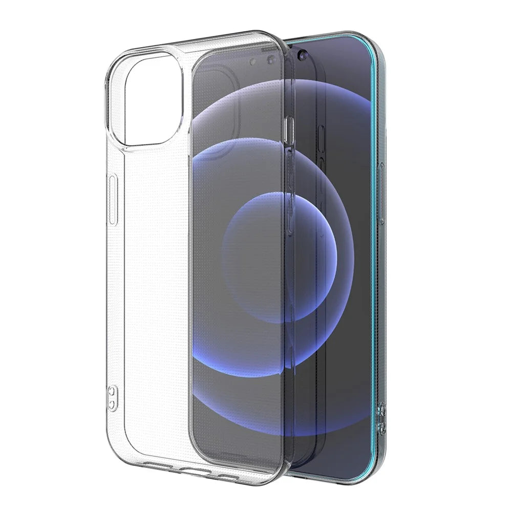 Ultra Thin Crystal Clear TPU Phone Protective Case for iPhone 13 6.1 inch - 4