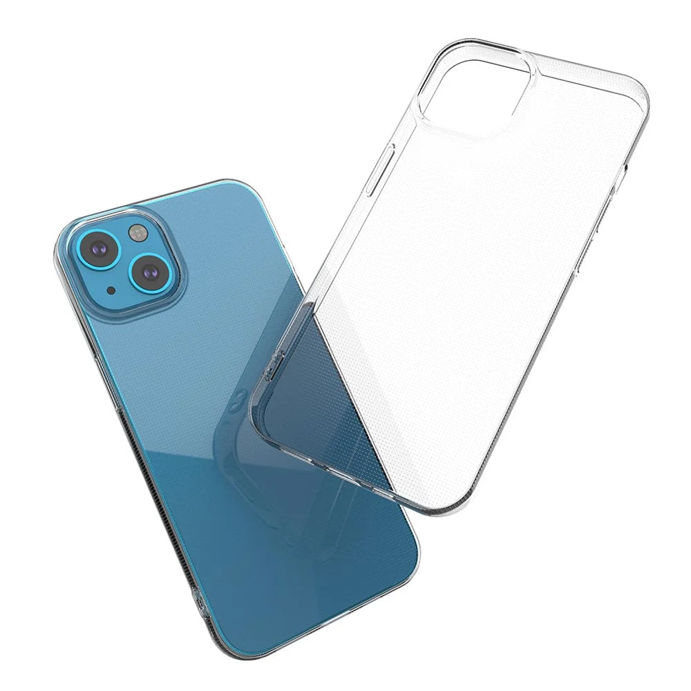 Ultra Thin Crystal Clear TPU Phone Protective Case for iPhone 13 6.1 inch - 5