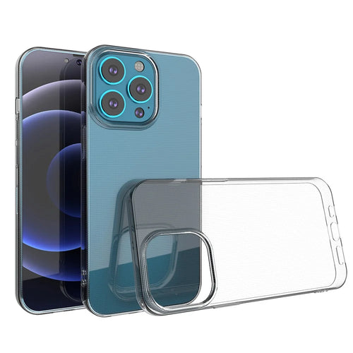 Crystal Clear Ultra-thin TPU Cell Phone Protective Case for iPhone 13 Pro 6.1 inch - 1