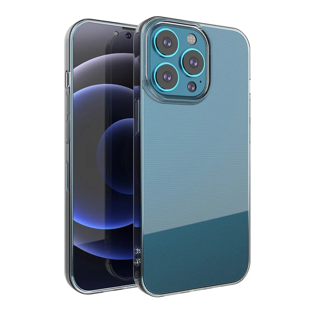 Crystal Clear Ultra-thin TPU Cell Phone Protective Case for iPhone 13 Pro 6.1 inch - 2