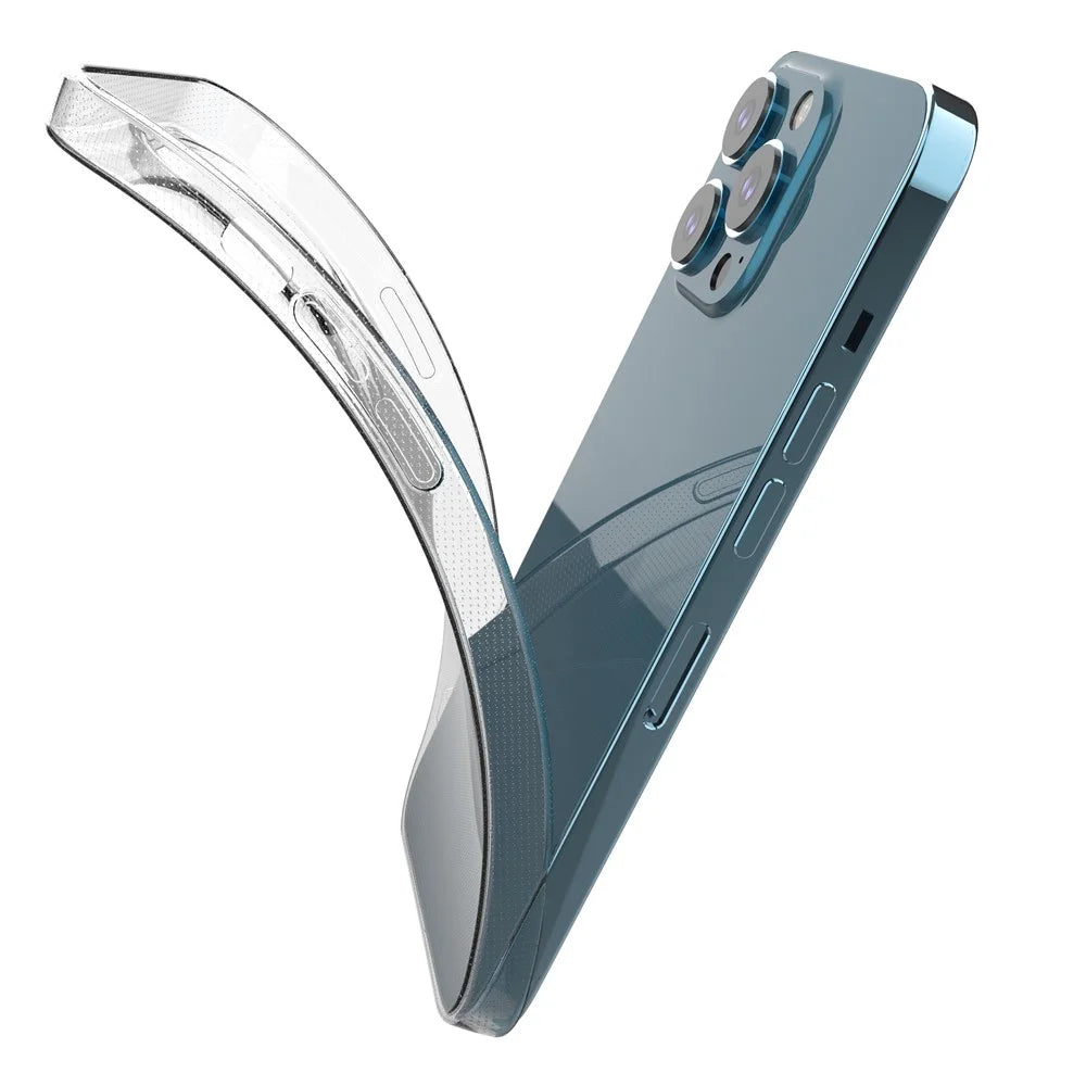 Crystal Clear Ultra-thin TPU Cell Phone Protective Case for iPhone 13 Pro 6.1 inch - 7