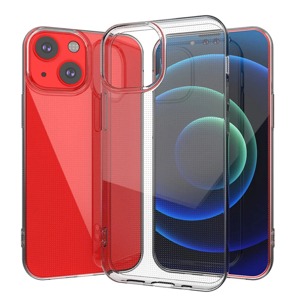 Ultra-Thin TPU Transparent Phone Back Case for iPhone 13 mini 5.4 inch - 3