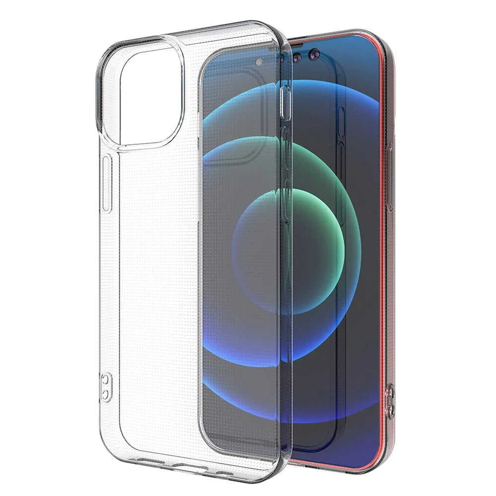 Ultra-Thin TPU Transparent Phone Back Case for iPhone 13 mini 5.4 inch - 4