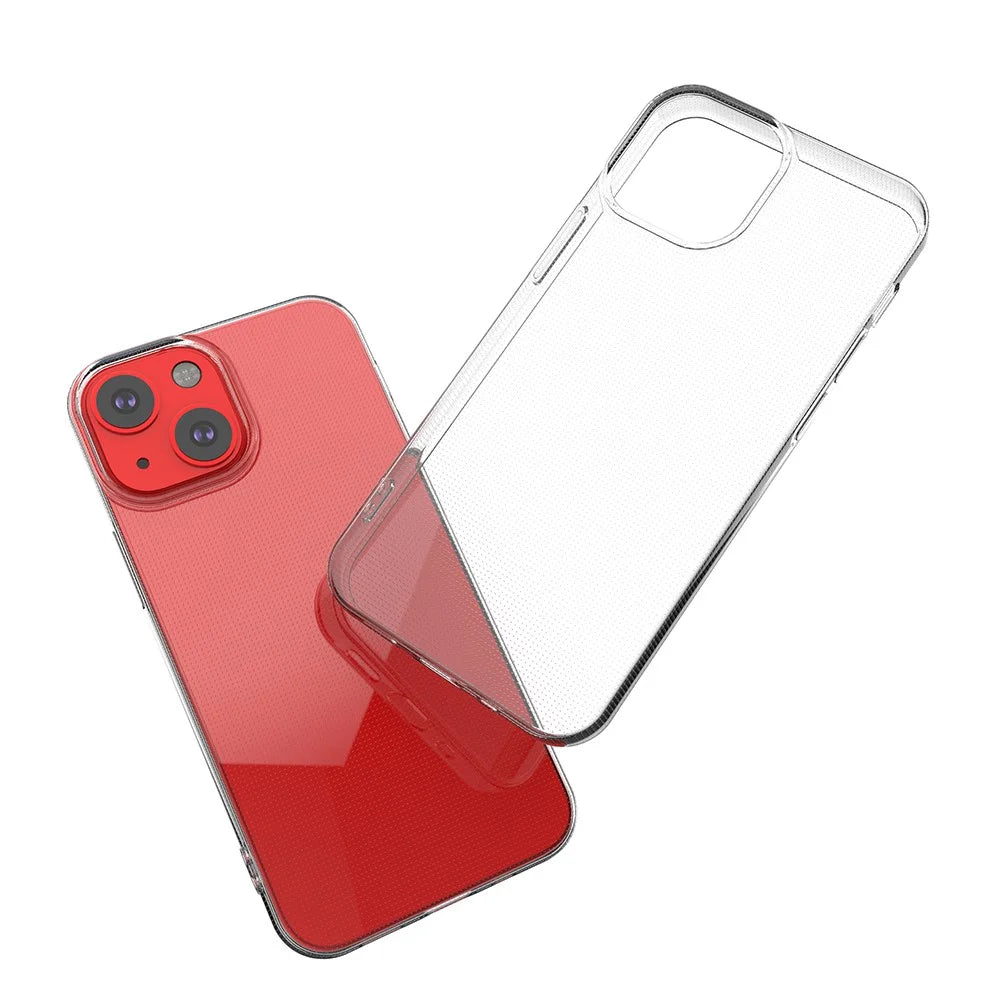 Ultra-Thin TPU Transparent Phone Back Case for iPhone 13 mini 5.4 inch - 5
