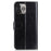 Crazy Horse Texture Design Premium PU Leather Folio Flip Stand Feature Magnetic Closure Case Cover for 	iPhone 13 Pro Max 6.7 inch - Black - 3