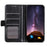 Crazy Horse Texture Design Premium PU Leather Folio Flip Stand Feature Magnetic Closure Case Cover for 	iPhone 13 Pro Max 6.7 inch - Black - 6