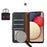 KHAZNEH Litchi Texture RFID Anti-theft Swiping Function Leather Phone Case for iPhone 13 Pro 6.1 inch - Blue - 6