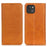 Automatic Absorption Split Leather Wallet Stand Phone Cover for iPhone 13 mini 5.4 inch - Brown - 1