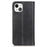 Split Leather Magnetic Auto-absorbed Wallet Phone Stand Shell Case for iPhone 13 6.1 inch - Black - 3