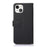 KHAZNEH RFID Design Litchi Texture Anti-theft Swiping Function Leather Phone Case for iPhone 13 6.1 inch - Black - 3